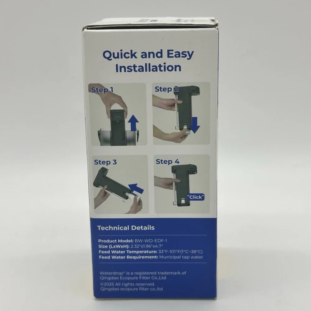 WATERDROP MASTER REPLACEMENT FILTER FOR BW-WD-ED10G NEW-SEALED